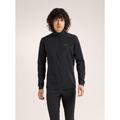 Black - Arc'teryx - Rho LT Zip Neck Men's