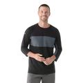 Black-Charcoal - Smartwool - Men's Ultralite Mountain Bike 3/4 Sleeve Tee