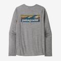 Feather Grey - Patagonia - Men's L/S Cap Cool Daily Graphic Shirt - Waters