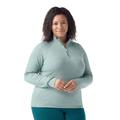 Arctic Green Heather - Smartwool - Women's Classic Thermal Merino Base Layer 1/4 Zip Plus