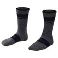 Grey - Trek - Race Crew Cushioned Merino Wool Cycling Sock