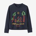 Camp With Friends: New Navy - Patagonia - Baby L/S Cap SW T-Shirt