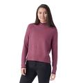 Garden Pink-Eggplant - Smartwool - Women's Edgewood Mock Neck Sweater