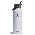 White - Hydro Flask - 40 oz Wide Flex Straw Cap