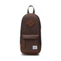 Chocolate Brown Crosshatch/Tan - Herschel Supply - Heritage Shoulder Bag