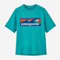 Boardshort Logo: Subtidal Blue - Patagonia - Kid's Cap SW T-Shirt