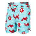 Lobster Lounger- Aqua - Saxx - Men's Oh Buoy 2N1 Swim Shorts