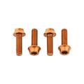 Orange - Wolf Tooth Components - Water Bottle Cage Bolts