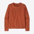 Burnished Red - Patagonia - Women's L/S Regenerative Organic Certified Cotton Tee