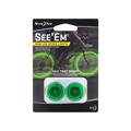 Green - Nite Ize - See'Em Mini LED Spoke Lights