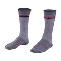 Dark Grey/Red - Trek - Bontrager Race Crew Thermal Wool Cycling Sock