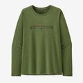 Terrain Green - Patagonia - Women's L/S Cap Cool Daily Graphic Shirt