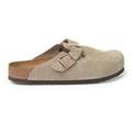 Taupe - Birkenstock - Boston Soft Footbed Suede Leather