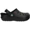 Black / Black - Crocs - Kid's Classic Lined Clog