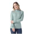 Arctic Green Heather - Smartwool - Women's Thermal Merino Rib Turtleneck