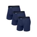 Navy - Saxx - Men's Daytripper (3 Pack) Gift Box Boxer Briefs