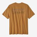 P-6 Outline: Golden Caramel - Patagonia - Men's P-6 Logo Responsibili-Tee