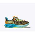 Solar Flare / Diva Blue - HOKA - Youth Speedgoat 5