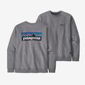 Gravel Heather - Patagonia - P-6 Logo Uprisal Crew Sweatshirt