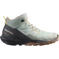 Wrought Iron / Ebony / Blazing Orange - Salomon - Women's Outpulse Mid GTX