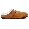 Mink - Birkenstock - Boston Shearling Suede Leather