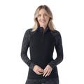 Black Digi Snow - Smartwool - Women's Classic Thermal Merino Base Layer 1/4 Zip