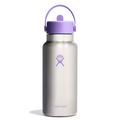 Stainless Violet - Hydro Flask - 32 oz Wide Mouth with Flex Straw Cap