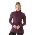 Eggplant - Smartwool - Women's Classic All-Season Merino Base Layer 1/4 Zip