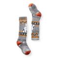 Light Gray - Smartwool - Kids' Wintersport Polar Bear Pattern Over The Calf Socks