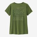 Terrain Green - Patagonia - Women's Cap Cool Daily Graphic Shirt - Lands