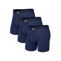 Navy - Saxx - Men's Daytripper (3 Pack) Gift Box Boxer Briefs