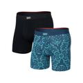 Pineapple Brocade/Black - Saxx - Men's Vibe Xtra (2 Pack)