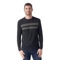 Charcoal/Winter Moss - Smartwool - Men's Sparwood Stripe Crew Sweater