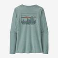 Thermal Blue - Patagonia - Women's L/S Cap Cool Daily Graphic Shirt