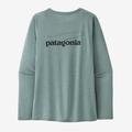 Thermal Blue - Patagonia - Women's L/S Cap Cool Daily Graphic Shirt - Waters