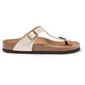 Graceful Pearl White - Birkenstock - Women's Gizeh Birko-Flor