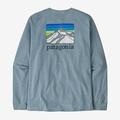 Thermal Blue - Patagonia - Men's L/S Line Logo Ridge Responsibili-Tee