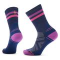 Deep Navy-Power Pink - Smartwool - Women's Hike Light Cushion Tube Stripe Crew Socks