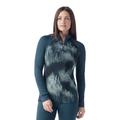 Twilight Foggy Pines - Smartwool - Women's Classic Thermal Merino Base Layer 1/4 Zip