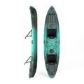 Caribbean Blue - Vibe Kayaks - Yellowfin 130T Tandem Angler Fishing Kayak Package