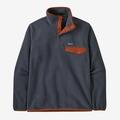 Smolder Blue w/Burnished Red - Patagonia - Men's LW Synch Snap-T P/O