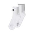White | Glacier - On Running - Unisex Performance Run Sock Mid