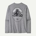 Feather Grey - Patagonia - Men's L/S Cap Cool Daily Graphic Shirt - Lands