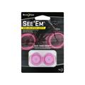 Pink - Nite Ize - See'Em Mini LED Spoke Lights