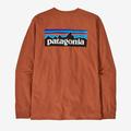 Redtail Rust - Patagonia - Men's L/S P-6 Logo Responsibili-Tee