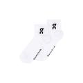 White - On Running - Unisex Logo Sock Mid 3P