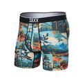 Painted Landscape-Multi - Saxx - Men's Volt Breathable Mesh Boxer Briefs