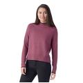 Garden Pink-Eggplant - Smartwool - Women's Edgewood Mock Neck Sweater