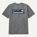 Gravel Heather - Patagonia - Men's Boardshort Logo Pocket Responsibili-Tee