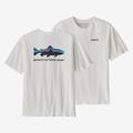 White - Patagonia - Men's Home Water Trout Organic T-Shirt